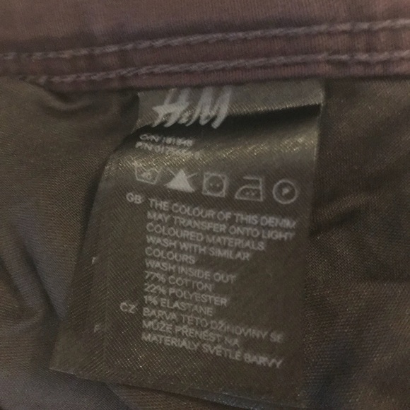 H&M Skinny Jeans Purple 30/32 - Picture 5 of 5